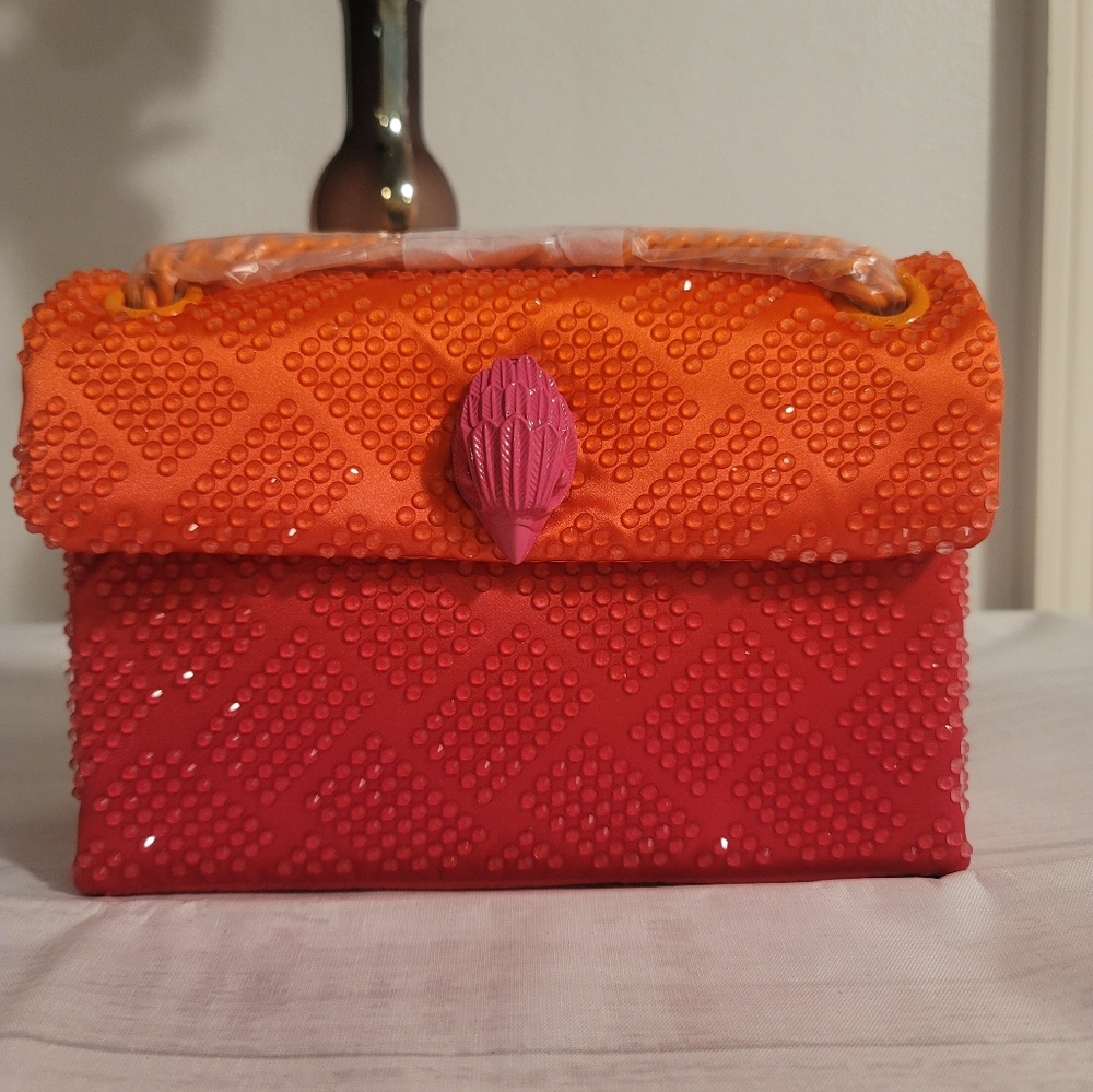 Kurt Geiger LondonMini Kensington Quilted Tonal Ombre Crossbody Bag